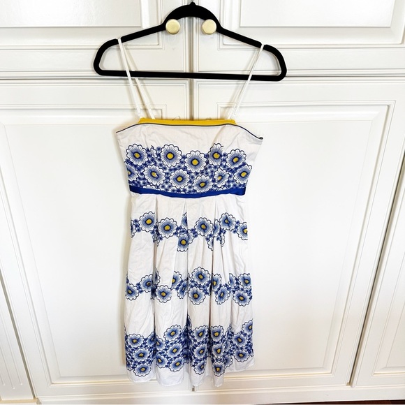 Anthropologie Womens Moulinette Sœurs Forget Me Not Spaghetti Strap Midi Dress 2 - Picture 3 of 10